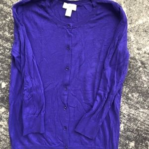 Purple LOFT Cardi